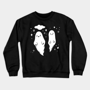 Spooky Ghosts in the Night Sky Crewneck Sweatshirt